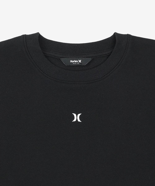 Hurley (ハーレー)の「Hurley/ハーレー 半袖 スウェット レディース TERRY ICON CRPPD SHORT SL WCSS261021(Tシャツ/カットソー・レディース・ブラック/グレイッシュブルー/アッシュ・M)」の6枚目の写真