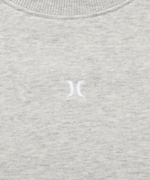Hurley (ハーレー)の「Hurley/ハーレー 半袖 スウェット レディース TERRY ICON CRPPD SHORT SL WCSS261021(Tシャツ/カットソー・レディース・ブラック/グレイッシュブルー/アッシュ・M)」の11枚目の写真