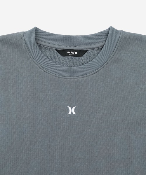 Hurley (ハーレー)の「Hurley/ハーレー 半袖 スウェット レディース TERRY ICON CRPPD SHORT SL WCSS261021(Tシャツ/カットソー・レディース・ブラック/グレイッシュブルー/アッシュ・M)」の14枚目の写真
