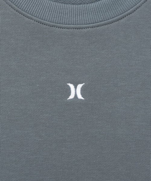 Hurley (ハーレー)の「Hurley/ハーレー 半袖 スウェット レディース TERRY ICON CRPPD SHORT SL WCSS261021(Tシャツ/カットソー・レディース・ブラック/グレイッシュブルー/アッシュ・M)」の15枚目の写真
