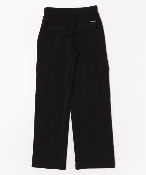 MICHAEL KORS(マイケルコース)の「ストレッチ クレープ ワイドレッグ カーゴ パンツ(カーゴパンツ・レディース・ブラック・S/XS/XXS)」の2枚目の写真
