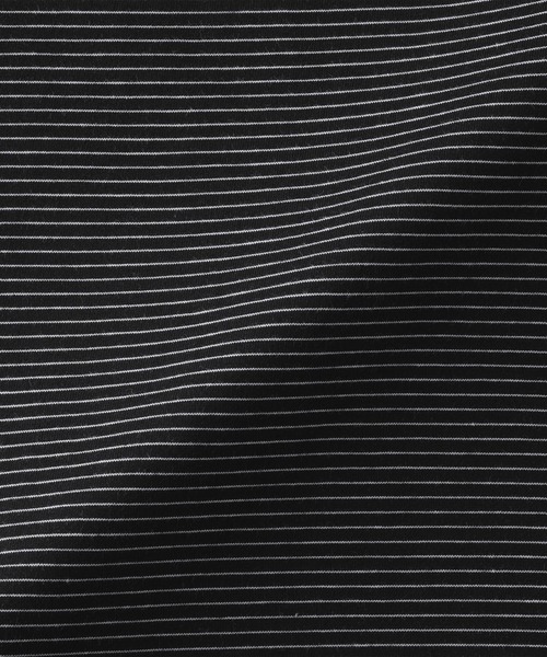 無印良品（ムジルシリョウヒン）の「紳士　天竺編みクルーネック半袖Ｔシャツ（ボーダー）（Tシャツ/カットソー・メンズ・ブラック系1/ブラック系/ホワイト系1/ホワイト系/ブルー系/グレー系・M/S/XL/L）」の18枚目の写真