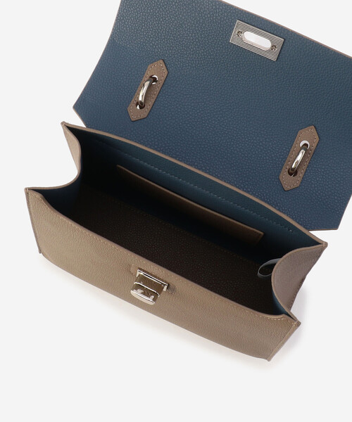 ORCIVAL（オーシバル）の「ORCIVAL | ダブルフェイスレザー ハンドバッグ UNISEX（ハンドバッグ・レディース・ブラウン系その他2/ブラック・-）」の11枚目の写真