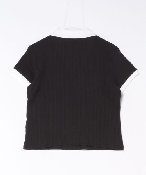 PUMA（プーマ）の「PUMA/プーマ 半袖 ポロシャツ WARDROBE ESS 636874（ポロシャツ・レディース・ピンク/ホワイト/ブラック・M/L）」の4枚目の写真