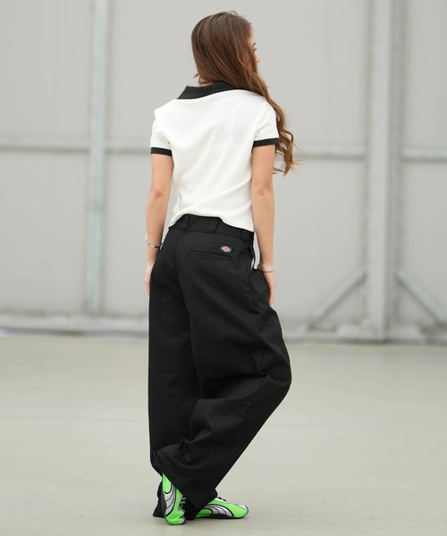 PUMA（プーマ）の「PUMA/プーマ 半袖 ポロシャツ WARDROBE ESS 636874（ポロシャツ・レディース・ピンク/ホワイト/ブラック・M/L）」の8枚目の写真