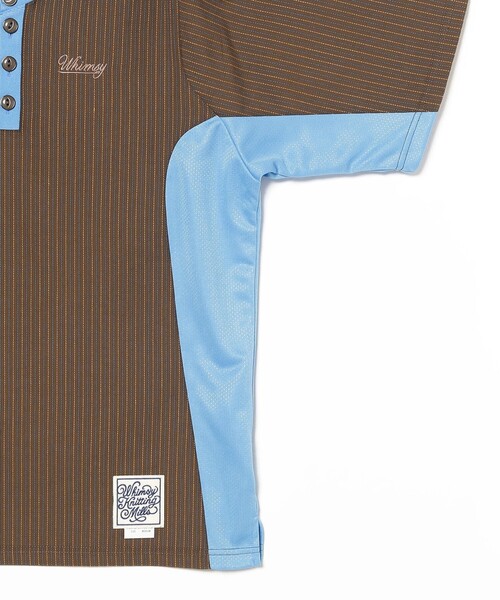 Whimsy(ウィムジー)の「WHIMSY SOCKS / Baseball Henley Shirt(Tシャツ/カットソー・メンズ・ブラウン/ブラック・L/M/XL)」の13枚目の写真