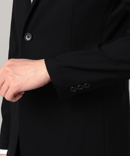 COMME CA MEN(コムサメン)の「【接触冷感・撥水】【セットアップ対応】【メリルハイテンション】 シングルテーラードジャケット(テーラードジャケット・メンズ・ブラック・S/L)」の10枚目の写真