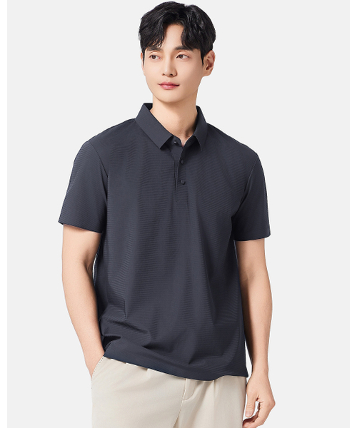 CORALIAN(コラリアン)の「アイスウェーブ ポロTシャツ ネイビー(ポロシャツ・メンズ・その他・M/L/2XL/XL)」の3枚目の写真