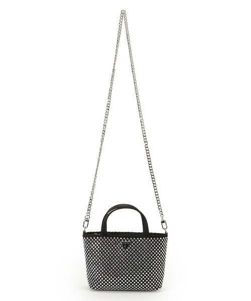 Guess（ゲス）の「TASMIN Mini Tote（トートバッグ・レディース・ブラック・ONE SIZE）」の4枚目の写真