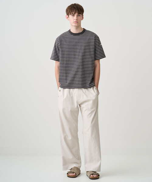 ORCIVAL | ポリコットンリネン フラップポケットワイドパンツ MEN