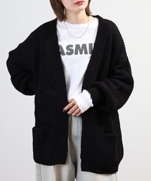 ビッグシルエットボリュームスリーブカーディガン