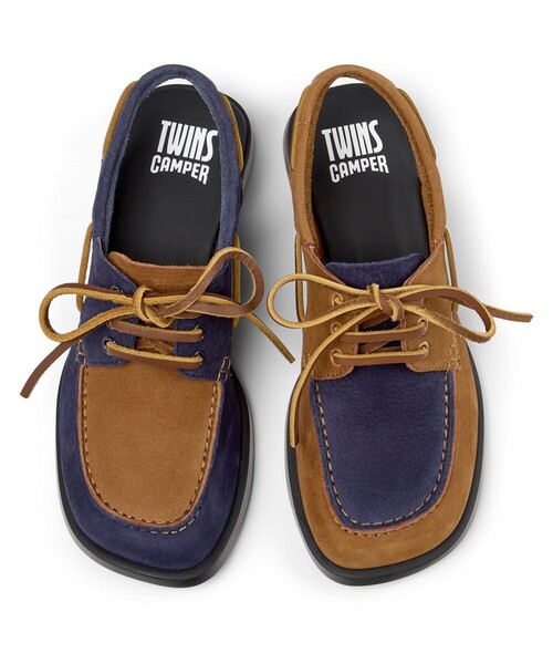 Camper TWINS 27cm ブルー モカシン K100325-001 Twins Multicolor Sneakers for Men - Autumn / Winter collection