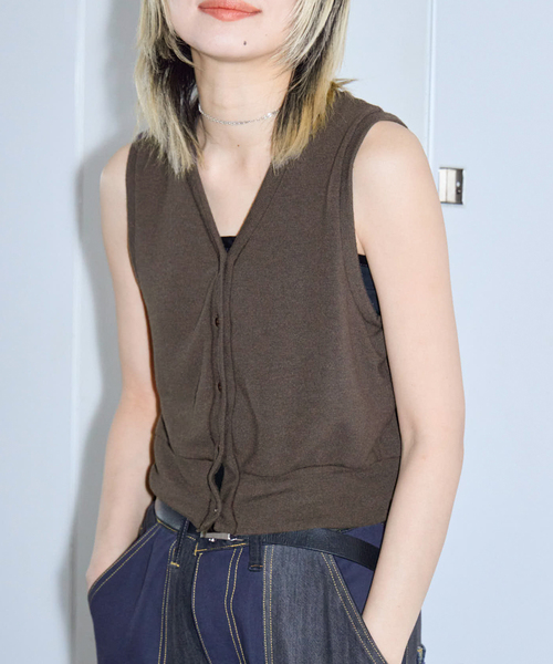ASHER VIDA VEST L263-J168：ベスト（Tシャツ/カットソー）｜CITYSHOP