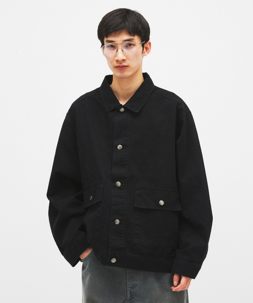 JOURNAL STANDARD（ジャーナルスタンダード）の「ビンテージ ツイル ワーク ジャケット（その他アウター・メンズ・ブラウン/パープル/ブラック系その他・LARGE/MEDIUM）」の20枚目の写真