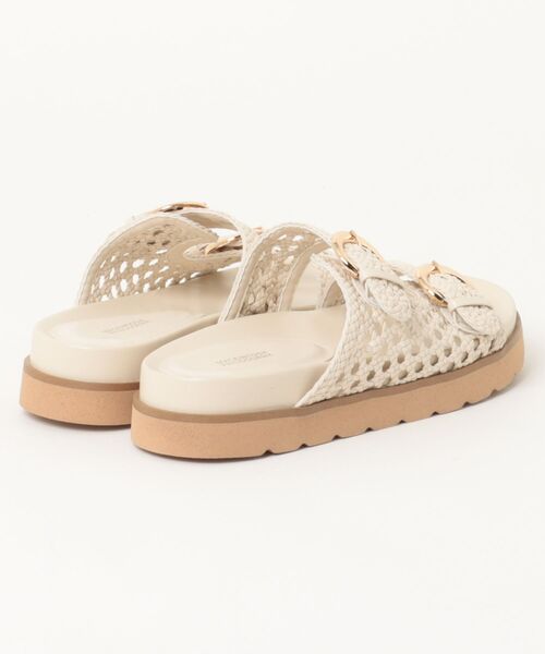 MACKINTOSH PHILOSOPHY(マッキントッシュ フィロソフィー)の「ダブルバックルメッシュサンダル(サンダル・レディース・ブラック/アイボリー/ダークブラウン/ブラウン・M(23.5cm)/L(24.5cm)/S(22.5cm))」の5枚目の写真