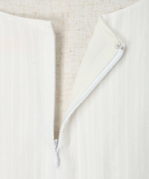 F i.n.t（フィント）の「はしごリボンコットンレースミニワンピース（ワンピース・レディース・ライトベージュ/オフホワイト・FREE）」の15枚目の写真