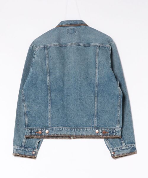Lee(リー)の「Wrangler/ラングラー【US ORIGINAL】24MJZ デニムジャケット ブランケットステッチ(デニムジャケット・メンズ・ブルー・MEDIUM/SMALL/LARGE/X-LARGE)」の2枚目の写真