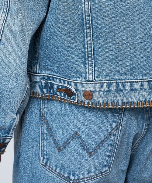 Lee(リー)の「Wrangler/ラングラー【US ORIGINAL】24MJZ デニムジャケット ブランケットステッチ(デニムジャケット・メンズ・ブルー・MEDIUM/SMALL/LARGE/X-LARGE)」の14枚目の写真