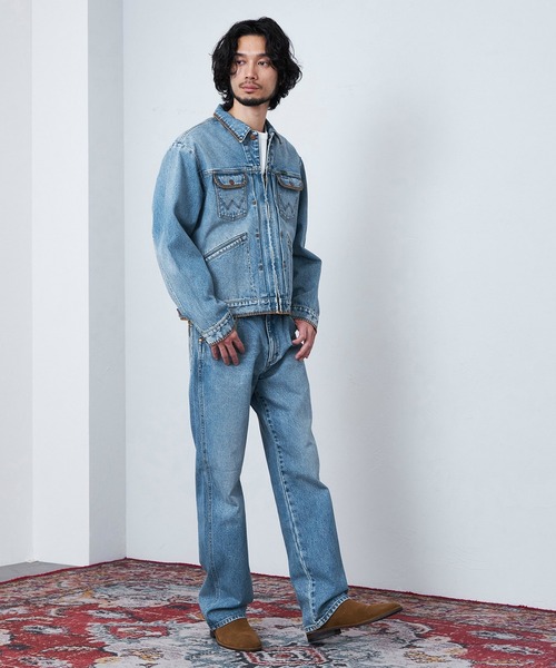 Lee(リー)の「Wrangler/ラングラー【US ORIGINAL】24MJZ デニムジャケット ブランケットステッチ(デニムジャケット・メンズ・ブルー・MEDIUM/SMALL/LARGE/X-LARGE)」の16枚目の写真