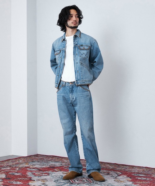 Lee(リー)の「Wrangler/ラングラー【US ORIGINAL】24MJZ デニムジャケット ブランケットステッチ(デニムジャケット・メンズ・ブルー・MEDIUM/SMALL/LARGE/X-LARGE)」の20枚目の写真