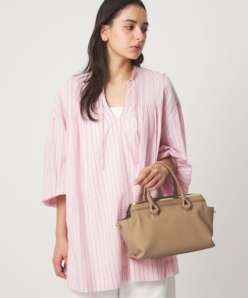別注】＜Hyman Roth＞ボックストートバッグ（トートバッグ）｜green