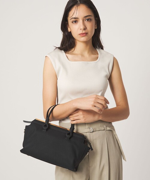 別注】＜Hyman Roth＞ボックストートバッグ（トートバッグ）｜green