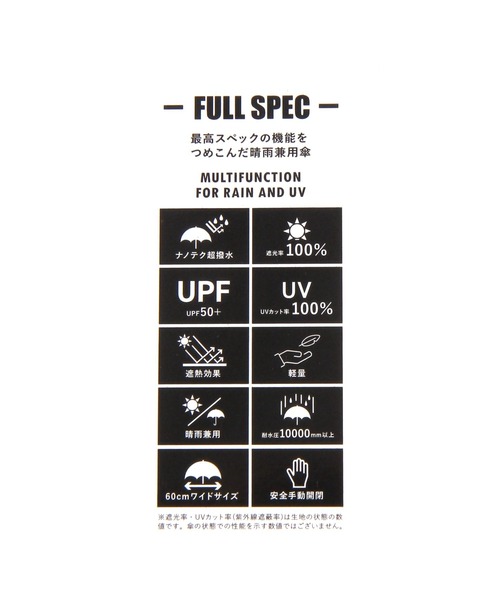BAYFLOW(ベイフロー)の「【CHARIS】FULL SPEC晴雨兼用折傘60cm/撥水/UV/軽量(折りたたみ傘・レディース・グレー/ホワイト・0)」の16枚目の写真