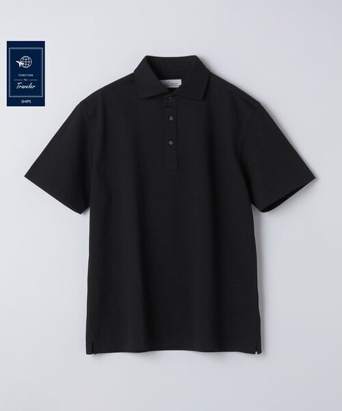 SHIPS（シップス）の「SHIPS:〈FUNCTION〉I Cotoni di Albini ショート スリーブ ポロシャツ（ポロシャツ・メンズ・ネイビー/ライム/ホワイト/スカイブルー/ブラック/トップグレー/キャメル/ワイン・SMALL/MEDIUM/LARGE/X-LARGE）」の3枚目の写真