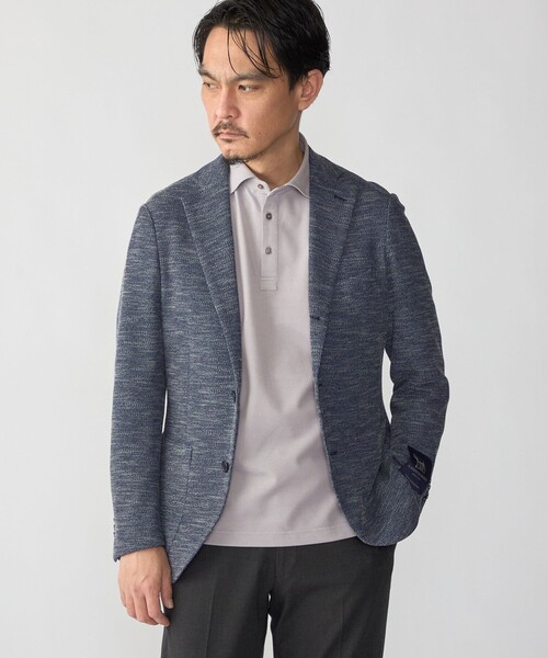 SHIPS(シップス)の「SHIPS:〈接触冷感〉I Cotoni di Albini ショート スリーブ ポロシャツ(ポロシャツ・メンズ・ネイビー/ライム/ホワイト/スカイブルー/ブラック/トップグレー/キャメル/ワイン・SMALL/MEDIUM/LARGE/X-LARGE)」の14枚目の写真