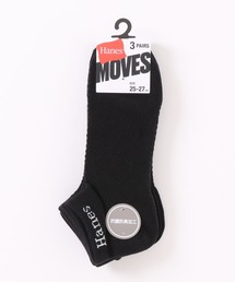 HANES（ヘインズ）の「【HANES/ヘインズ】MOVES スニーカーインソックス 3足組（ソックス/靴下）」