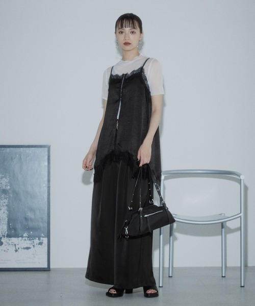 PAGEBOY(ページボーイ)の「メガワイドイージーパンツ【ウエストゴム・ストレスフリー】(スラックス・レディース・レオパード/ブラック・FREE)」の4枚目の写真