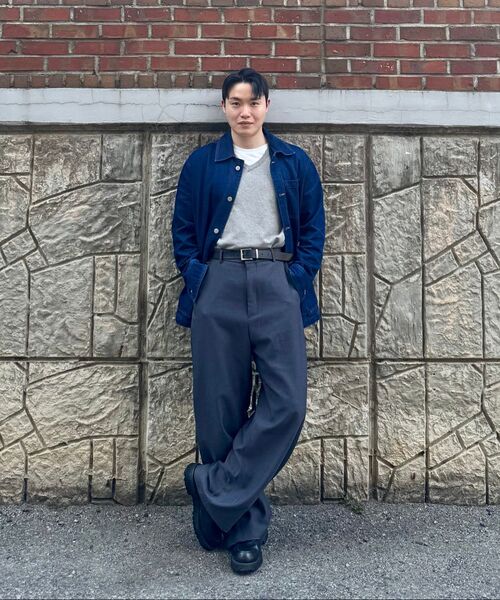 JUAN HOMME(ジュアンオム)の「リファインドカーブトラウザー(チャコール)(スラックス・メンズ・その他・SMALL/MEDIUM/LARGE)」の10枚目の写真