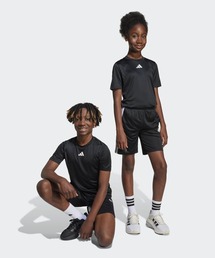 adidas（アディダス）の「トレイン エッセンシャルズ スリーストライプス 半袖Tシャツセット キッズ / アディダス adidas（その他トップス）」