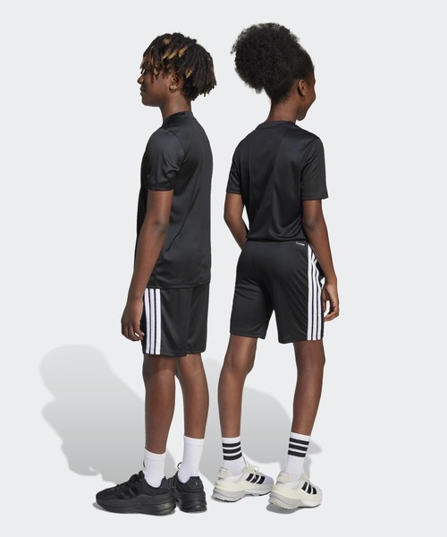 adidas（アディダス）の「トレイン エッセンシャルズ スリーストライプス 半袖Tシャツセット キッズ / アディダス adidas（その他トップス・キッズ・ブラック・150/140/160/120/130）」の5枚目の写真