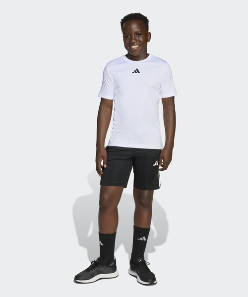 adidas（アディダス）の「トレイン エッセンシャルズ スリーストライプス 半袖Tシャツセット キッズ / アディダス adidas（その他トップス・キッズ・ブラック・150/140/160/120/130）」の13枚目の写真