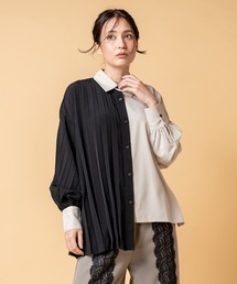 OSMOSIS（オズモーシス）の「アシンメトリープリーツブラウス（シャツ/ブラウス）」