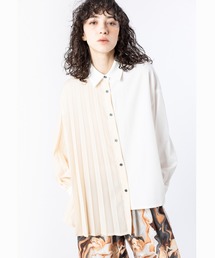 OSMOSIS（オズモーシス）の「アシンメトリープリーツブラウス（シャツ/ブラウス）」