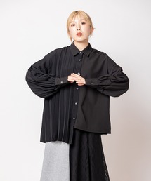 OSMOSIS（オズモーシス）の「アシンメトリープリーツブラウス（シャツ/ブラウス）」