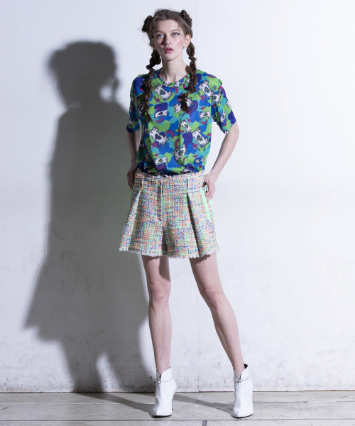 GREEDILOUS(グリディアス)の「グリーンカモフラージュTシャツ(Tシャツ/カットソー・レディース・その他・S/M/L/XS)」の4枚目の写真