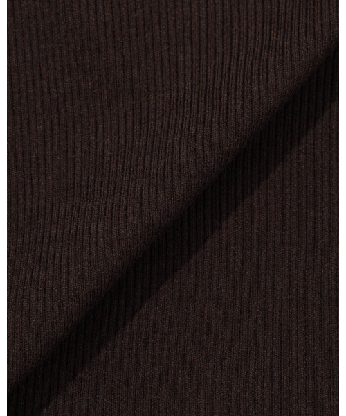 MOAA(モア)の「Double Layer Slim Knit (BROWN)(Tシャツ/カットソー・レディース・その他・SMALL/MEDIUM)」の10枚目の写真