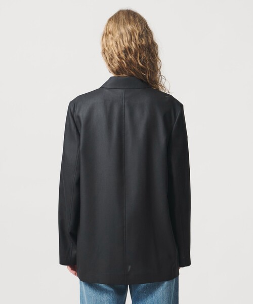 LOEFF（ロエフ）の「＜LOEFF＞ポリエステルボイル ジャケット（テーラードジャケット・レディース・ネイビー/ブラック・0/1）」の10枚目の写真