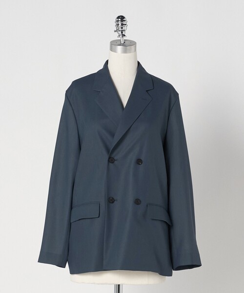 LOEFF（ロエフ）の「＜LOEFF＞ポリエステルボイル ジャケット（テーラードジャケット・レディース・ネイビー/ブラック・0/1）」の13枚目の写真