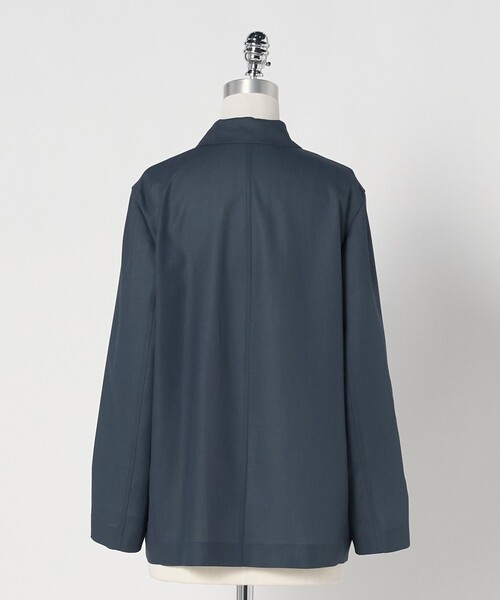 LOEFF（ロエフ）の「＜LOEFF＞ポリエステルボイル ジャケット（テーラードジャケット・レディース・ネイビー/ブラック・0/1）」の14枚目の写真