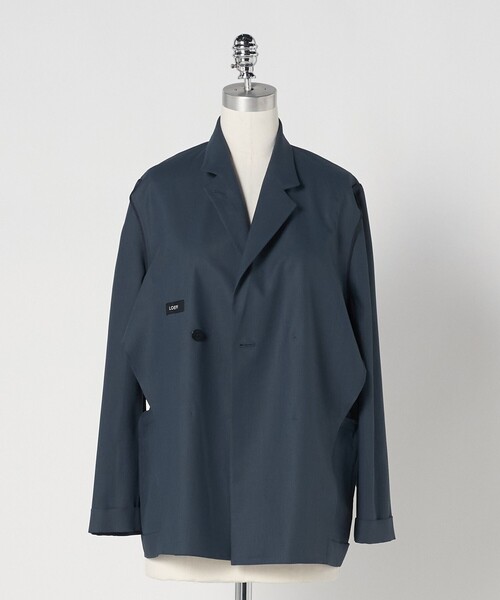 LOEFF（ロエフ）の「＜LOEFF＞ポリエステルボイル ジャケット（テーラードジャケット・レディース・ネイビー/ブラック・0/1）」の21枚目の写真