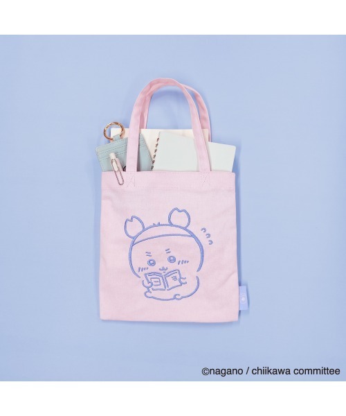 FUNALIVE(ファンアライブ)の「刺繍ミニトート(トートバッグ・レディース・ブルー/オレンジ/パープル/イエロー/アイボリー/ライトピンク/カーキ/ブラウン/ピンク・FREE)」の8枚目の写真