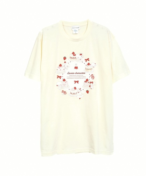 THE BAREFOOT(ベアフット)の「【 sanrio / サンリオ 】 サンリオキャラクターズ ケーキ Tシャツ WNI(Tシャツ/カットソー・レディース・その他1/その他4/その他3/その他2・FREE)」の1枚目の写真
