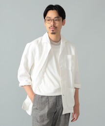 BEAMS F | 【別注】Maria Santangelo / MARCELLO リネン シャツ ジャケット(その他アウター)