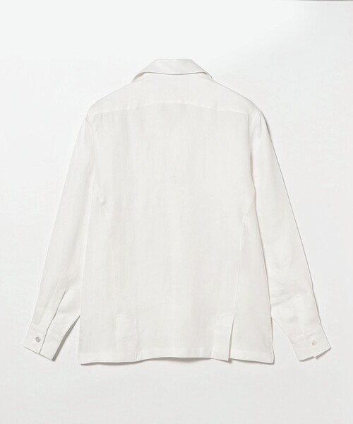 BEAMS F（ビームスエフ）の「【別注】Maria Santangelo / MARCELLO リネン シャツ ジャケット（その他アウター・メンズ・ネイビー/ホワイト・LARGE/SMALL/MEDIUM）」の15枚目の写真