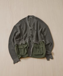 KHOKI（コッキ）の「【KHOKI】Destroyed Knit Cardigan（カーディガン/ボレロ）」