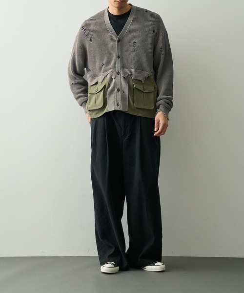 KHOKI（コッキ）の「【KHOKI/コッキ】Destroyed Knit Cardigan